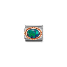 Load image into Gallery viewer, COMPOSABLE CLASSIC LINK 430507/26 GREEN OPAL IN 9K ROSE GOLD
