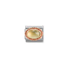 Load image into Gallery viewer, COMPOSABLE CLASSIC LINK 430507/37 CITRINE IN 9K ROSE GOLD
