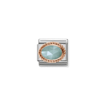 Load image into Gallery viewer, COMPOSABLE CLASSIC LINK 430507/32 AMAZONITE IN 9K ROSE GOLD
