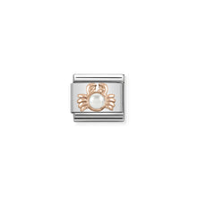 Load image into Gallery viewer, COMPOSABLE CLASSIC LINK 430511/01 CRAB WITH PEARL IN 9K ROSE GOLD

