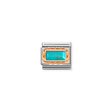 Load image into Gallery viewer, COMPOSABLE CLASSIC LINK 430512/06 TURQUOISE IN 9K ROSE GOLD
