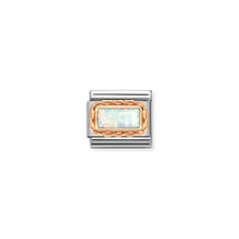 Load image into Gallery viewer, COMPOSABLE CLASSIC LINK 430512/07 WHITE OPAL IN 9K ROSE GOLD
