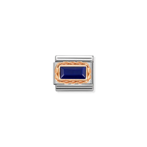 COMPOSABLE CLASSIC LINK 430512/09 LAPIS LAZULI IN 9K ROSE GOLD