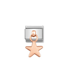 Load image into Gallery viewer, COMPOSABLE CLASSIC LINK 431800/05 STAR CHARM IN 9K ROSE GOLD
