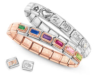 Load image into Gallery viewer, COMPOSABLE CLASSIC LINK 430604/005 RED CZ IN 9K ROSE GOLD
